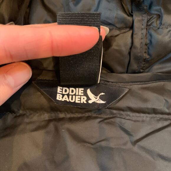 Eddie Bauer 550 Down Lightweight Zip-up Puffer Jacket | Navy Blue | Large - Picture 7 of 13